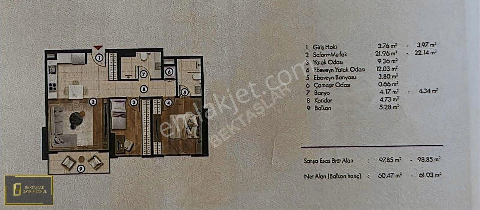 Yeni Fikirtepe 16. Etapta 13. Kat Satılık (2+1) - Görsel 4