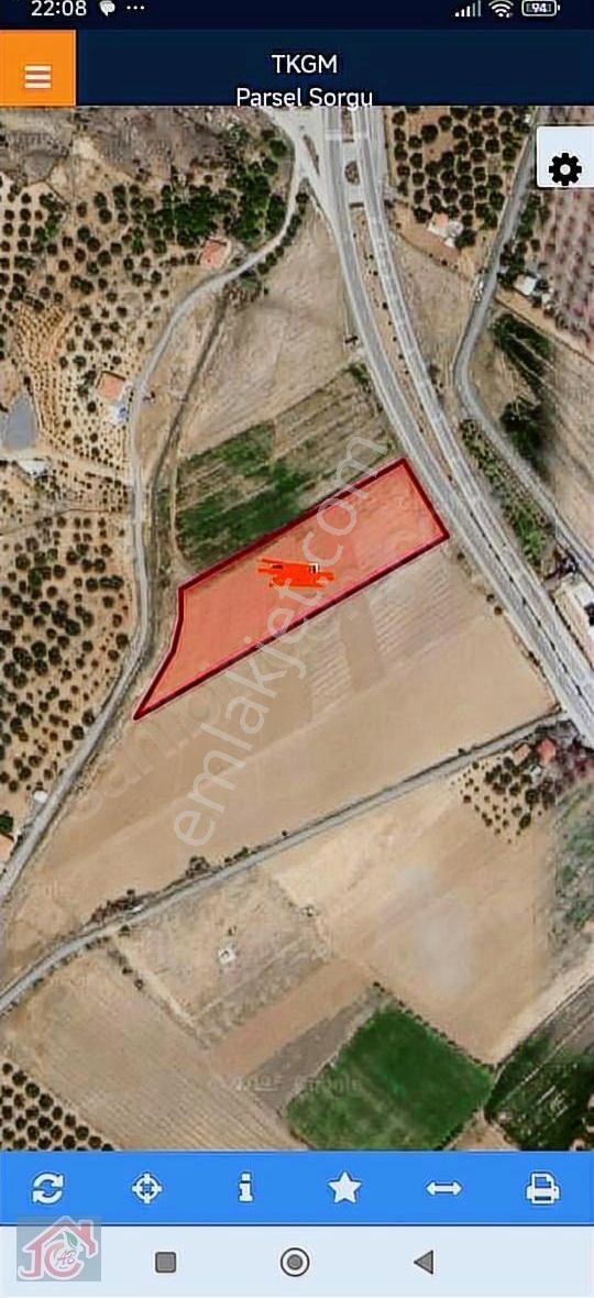 Karahan'da Satılık 10 Döndüm Tarla Hava Alanı Yoluna Cephe