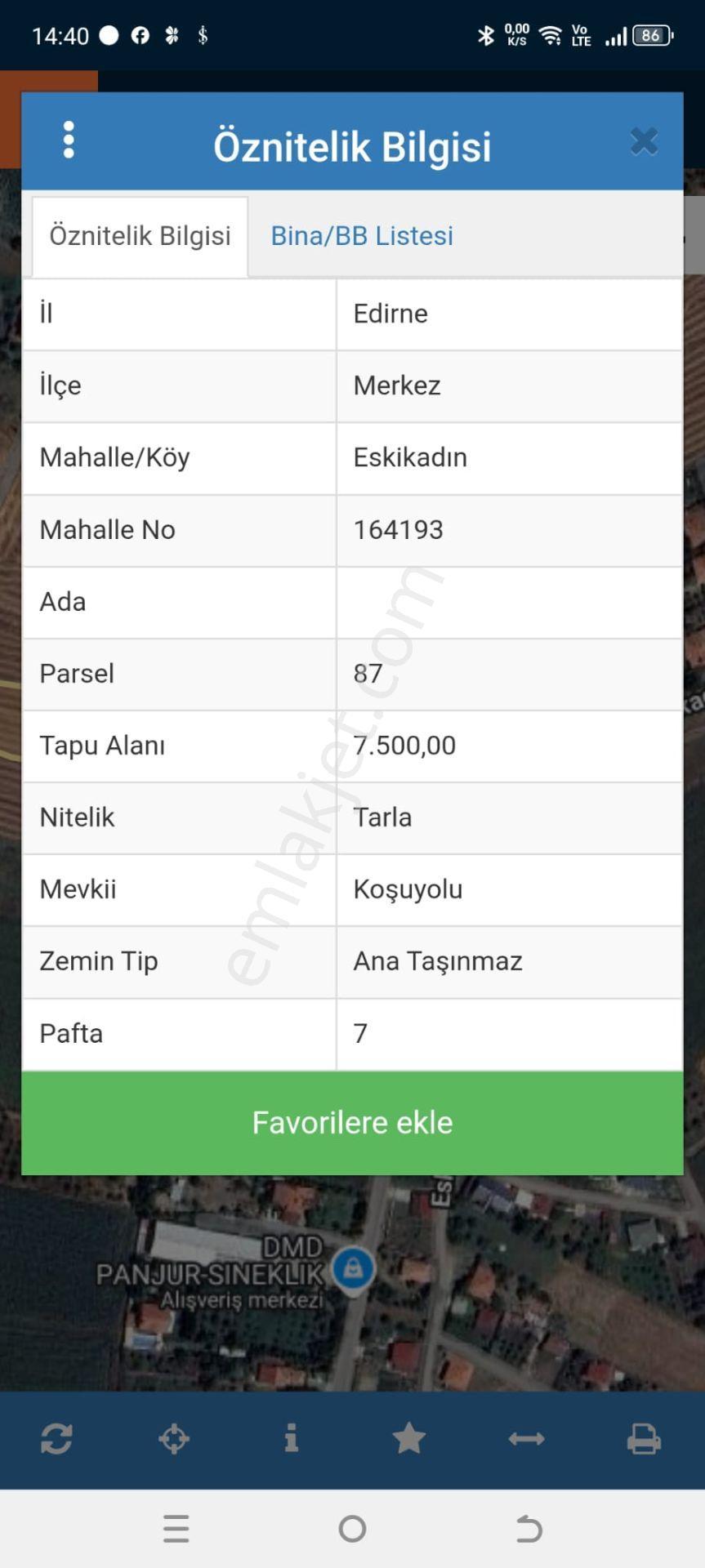 Edirne Eskikadın Köyünde Yatırımlık 7500 M² Satılık Arazi - Görsel 4