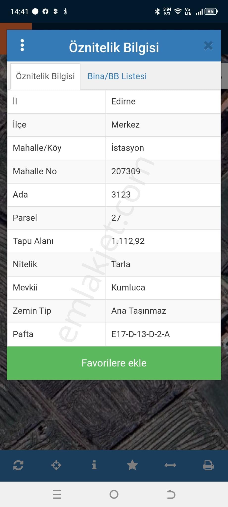 Edirne İstasyon Mahallesinde Mükemmel Konumda Satılık Arazi - Görsel 4