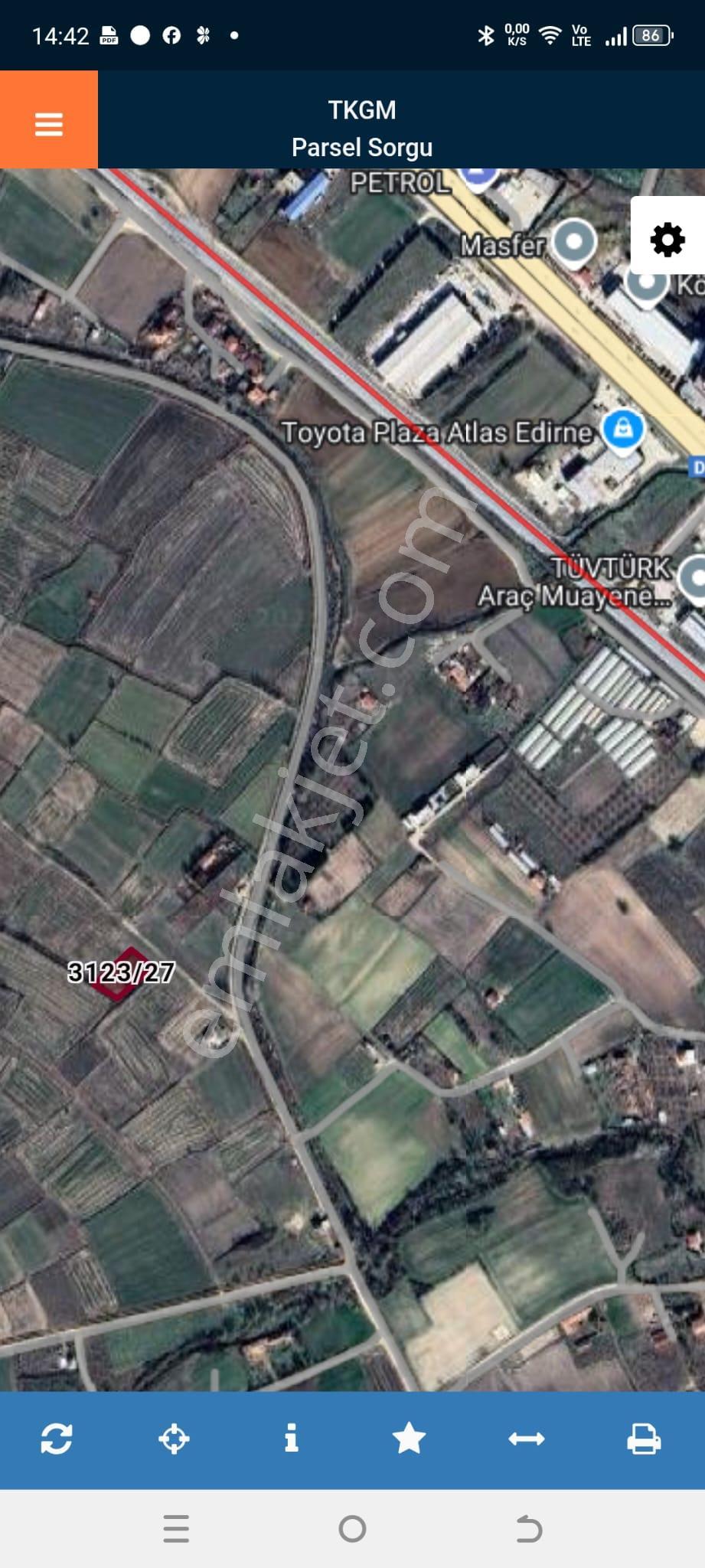 Edirne İstasyon Mahallesinde Mükemmel Konumda Satılık Arazi - Görsel 2
