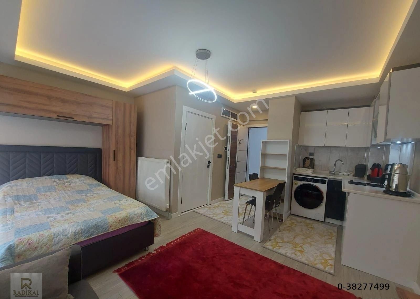 Birlik Mahallesi 467. Cadde Birlik Park Suit'te Katta Eşyalı 1+0 Satılık Suit Daire........