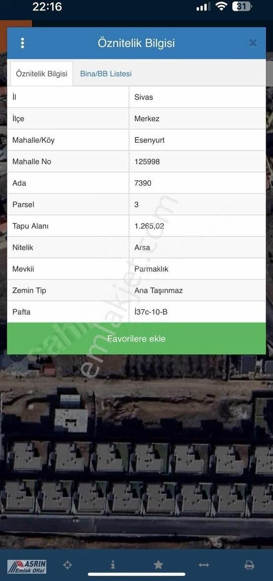 Asrın Emlak'tan Esenyurt Mh.satılık 1.893 Mt Villa İmarlı Arsa