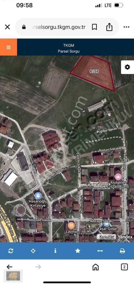 Tekirdağ Çerkezköy G.m.k.p Mahlesinde İmara Yakın 275m²çapı Var