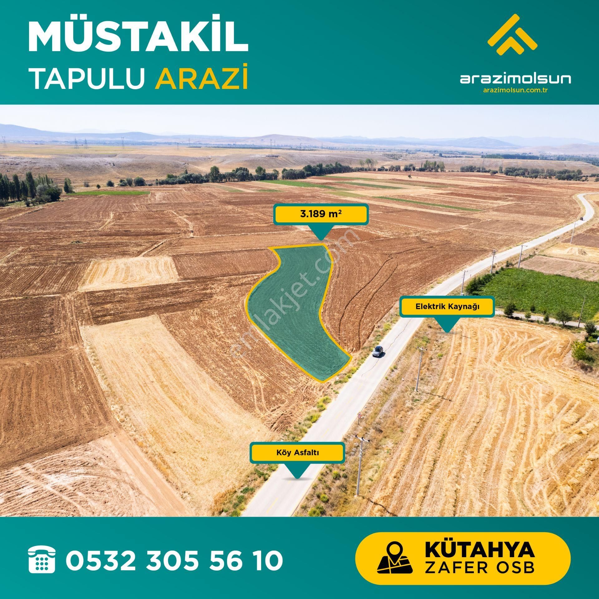 Kütahya Altıntaş Erenköy Satılık Arazi