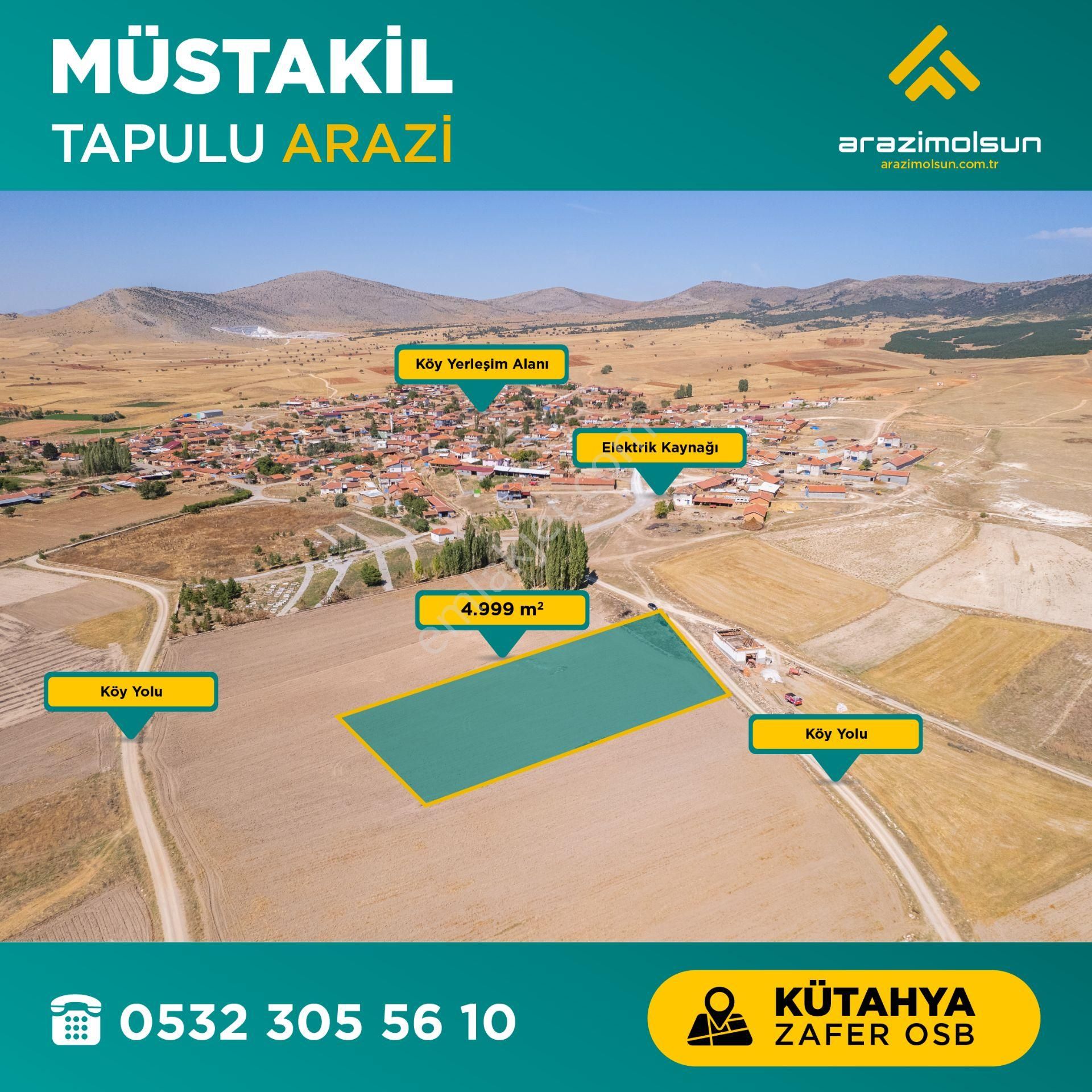 Kütahya Altıntaş Erenköy Satılık Arazi