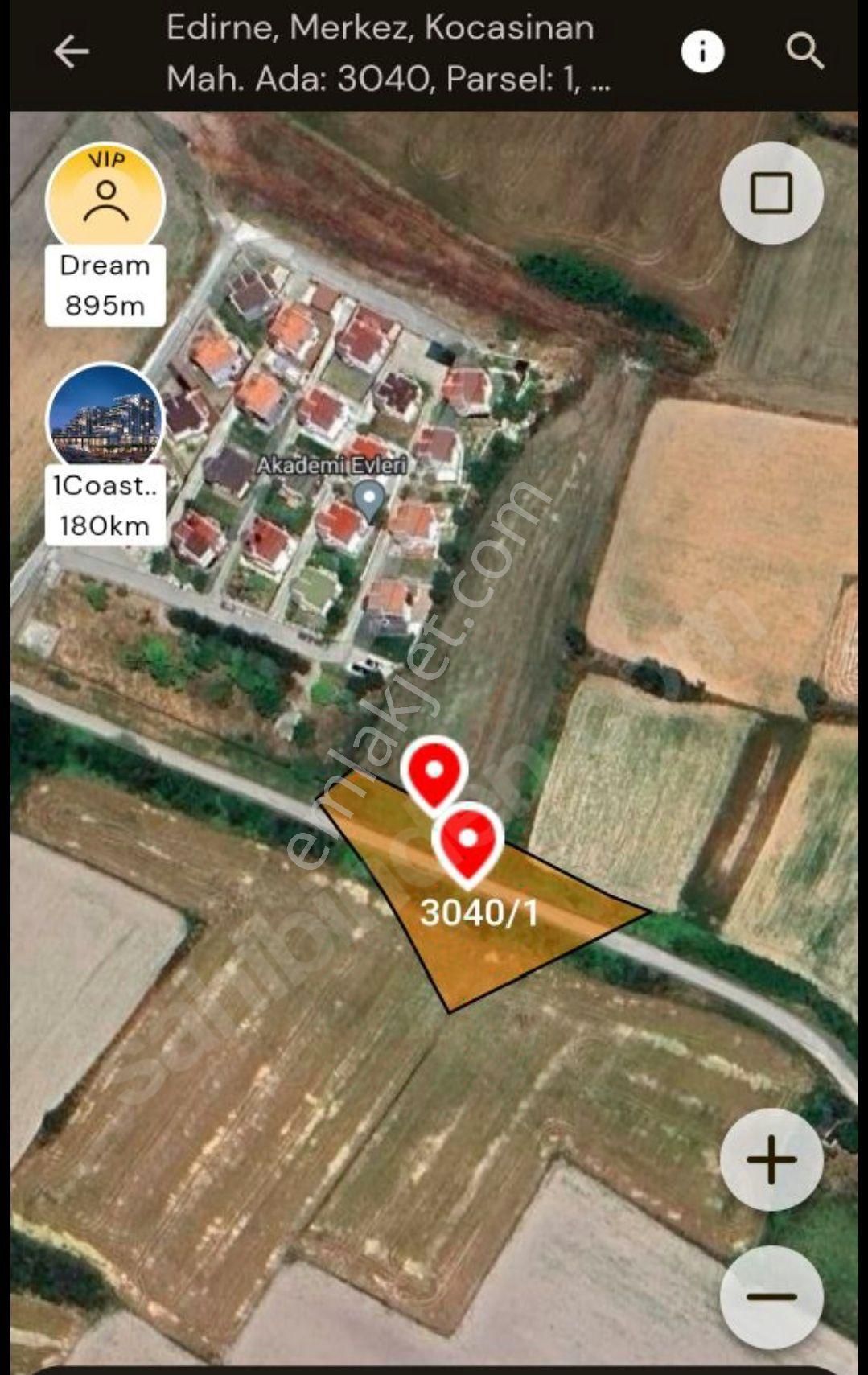 Edirne Merkez Kocasinan Mahallesi Satlık Arsa