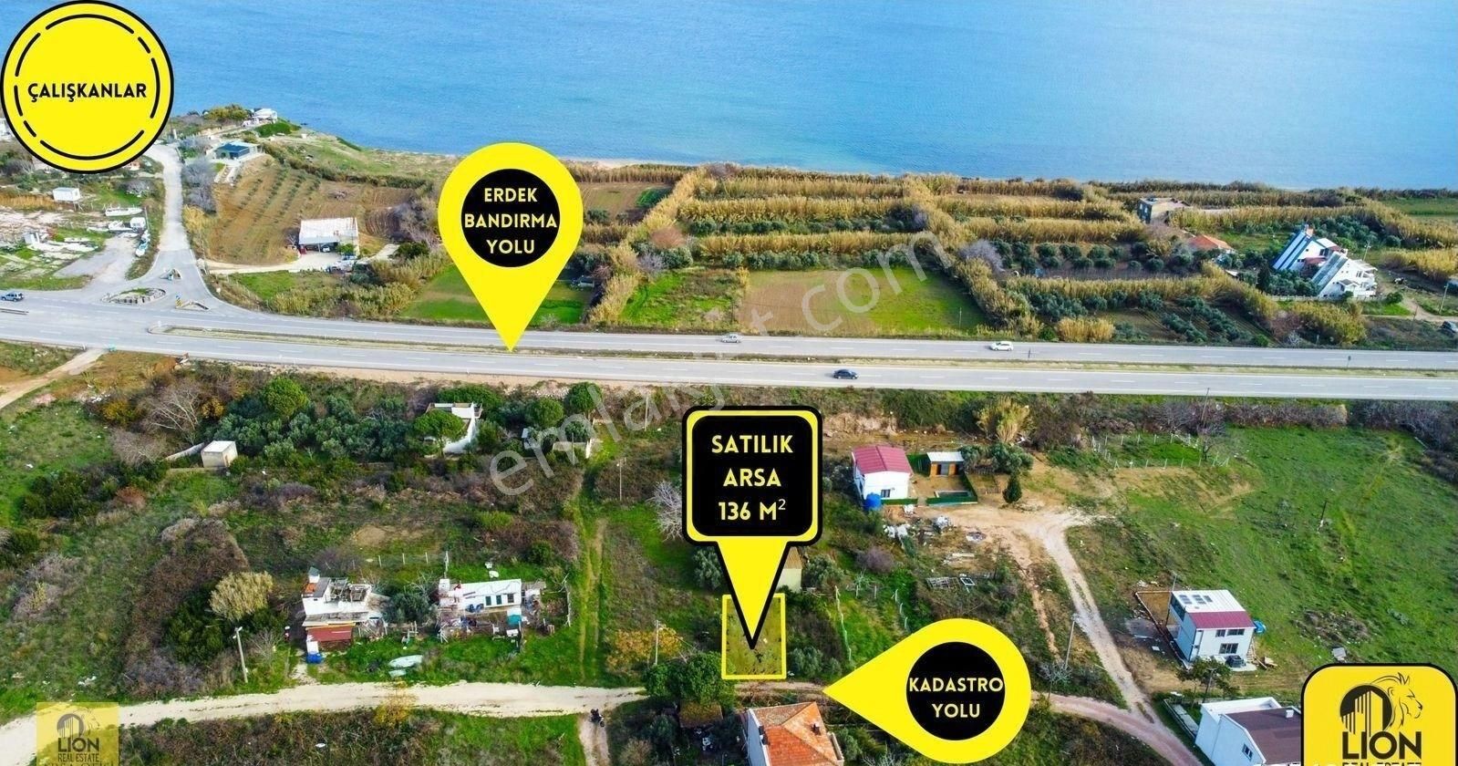 Bandırma Çalışkanlar Mahallesinde 136 M² Tiny House Yapımına Uygun Arsa