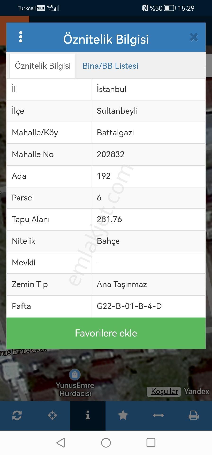 Sultanbeyli Battalgazi Mah Satılık 230 M2 Arsa Arsa - Görsel 3