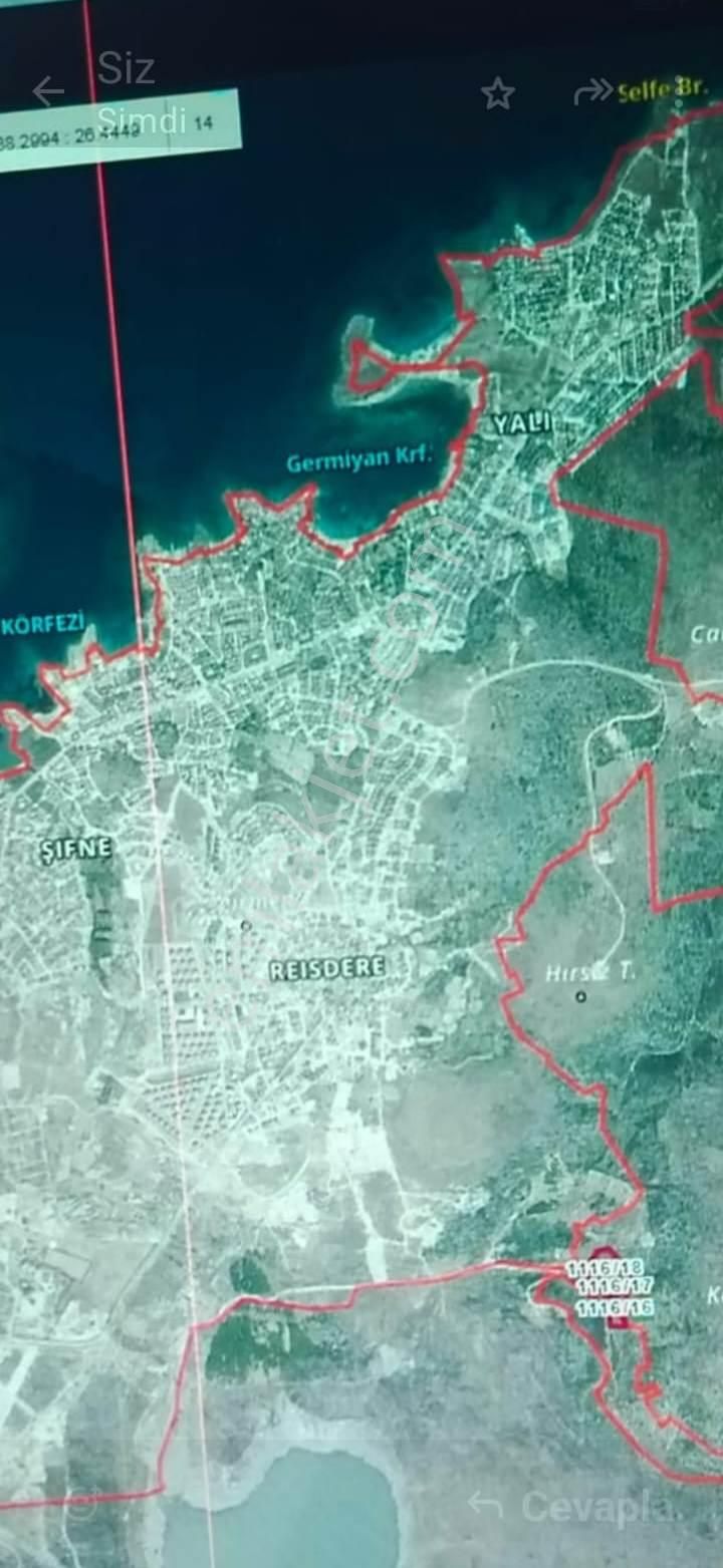 Çeşme De Satılık İkiz Villa İmarlı Arsa %15/30 Veya %5 İmarli Arazi Ler ( İlan No. 19 12 ) - Görsel 4