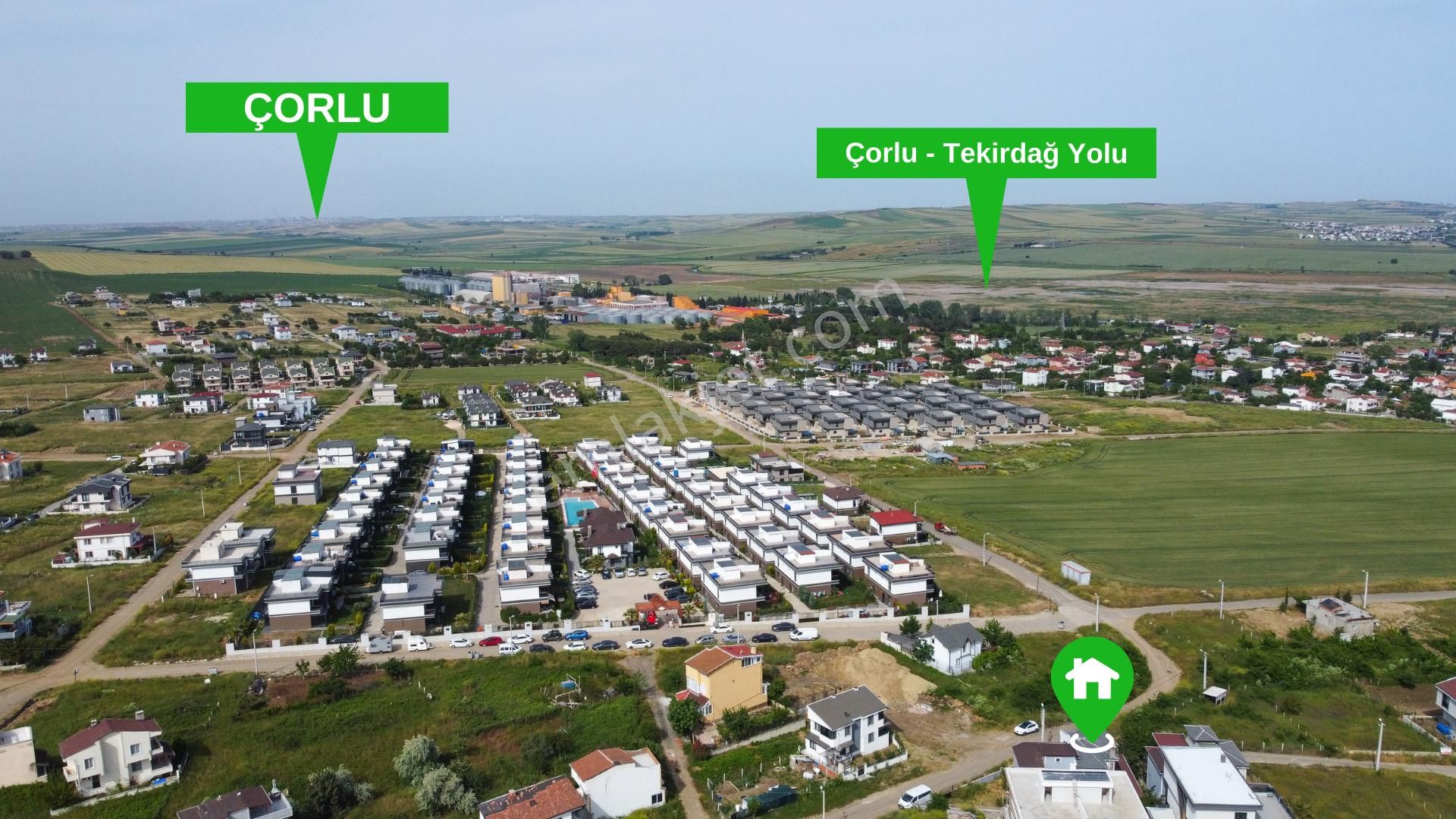 Tekirdağ Çorlu Yenice Mah. Satılık 4+1 Deniz Manzaralı Villa ! - Görsel 4