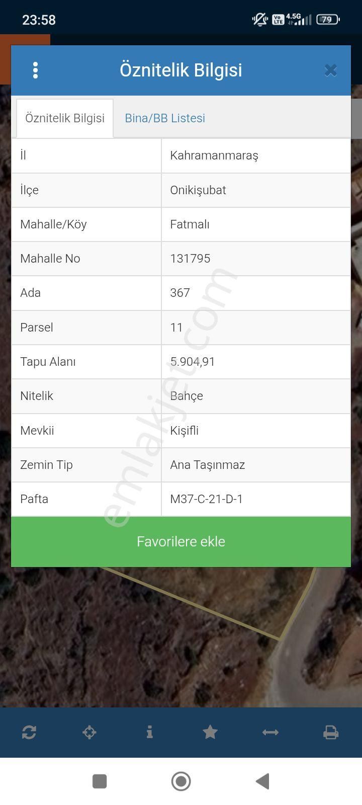 Beyaz Emlak Tan Satılık Bahçe