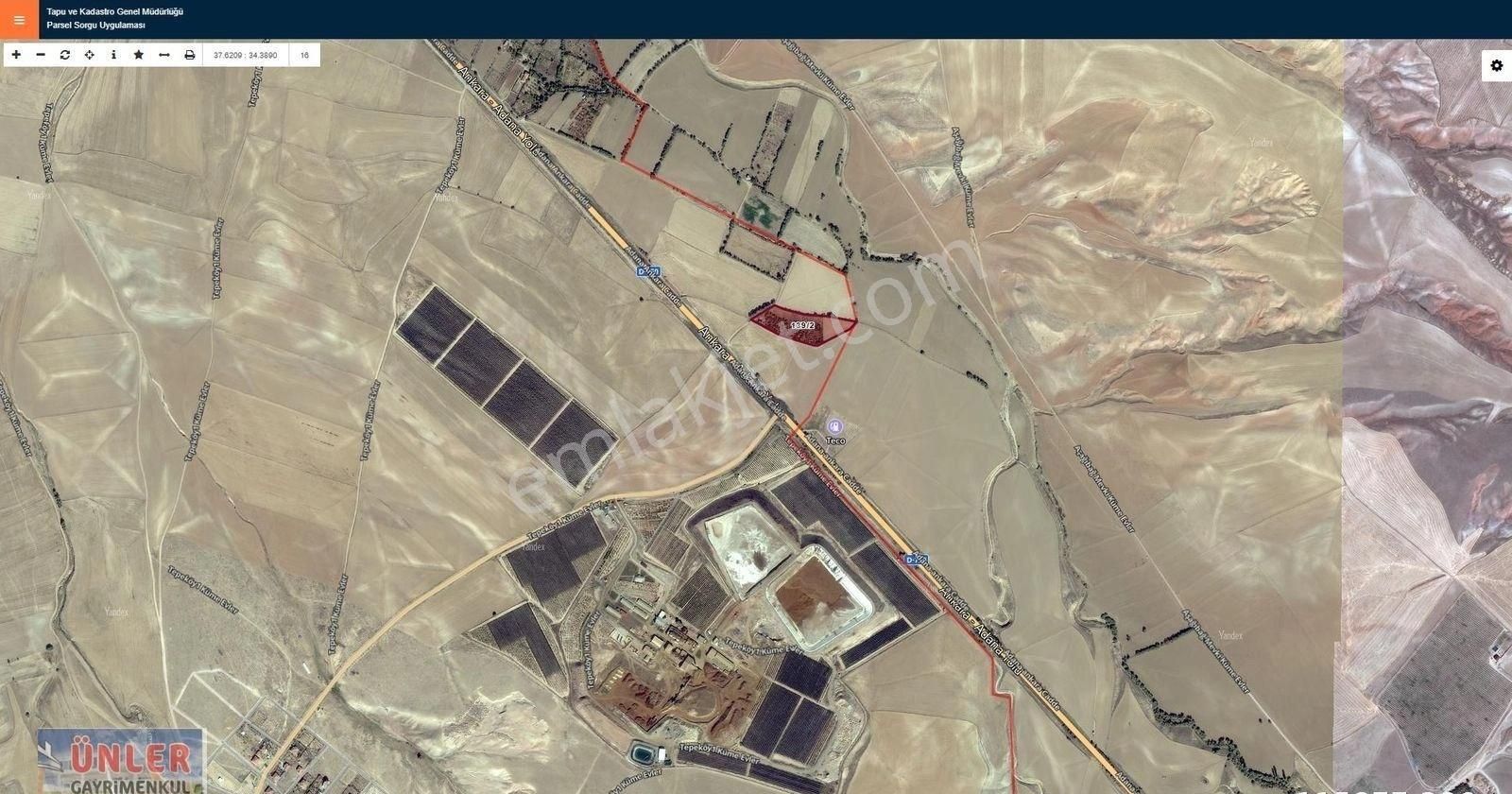 Niğde Ulukışla Tepeköyde 10,300 Metrekare Kuyulu Ev Kiraz Bahçesi