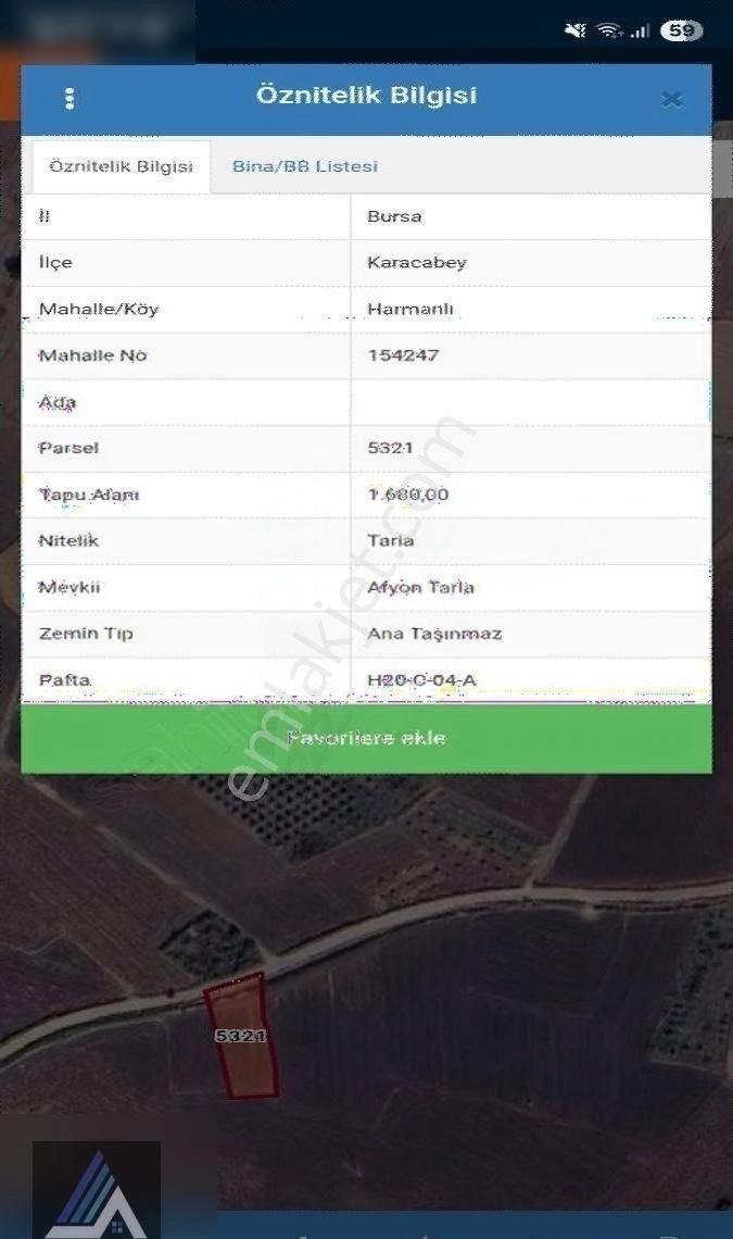 Antik Gruptan Harmanlı'da Asfalt Yola Cephe Tek Tapu 1680mtarla