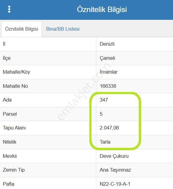 🦋lobby Fortis'ten Satılık Çameli İmamlar'da Resmi Yolu Olan 2047 M² Tarla🦋 - Görsel 7