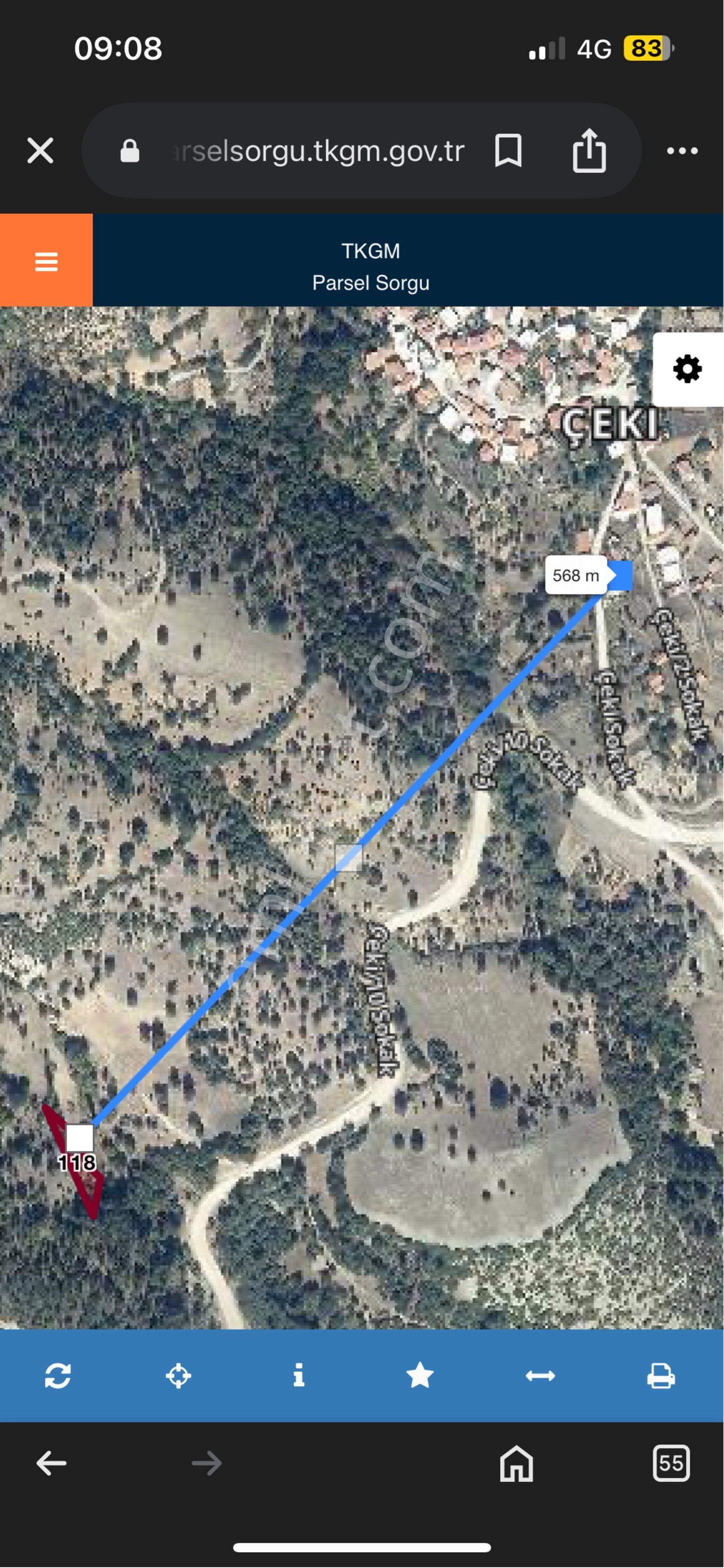 Bursada Müstakil Tapulu 660 M2 Tarla Acil.