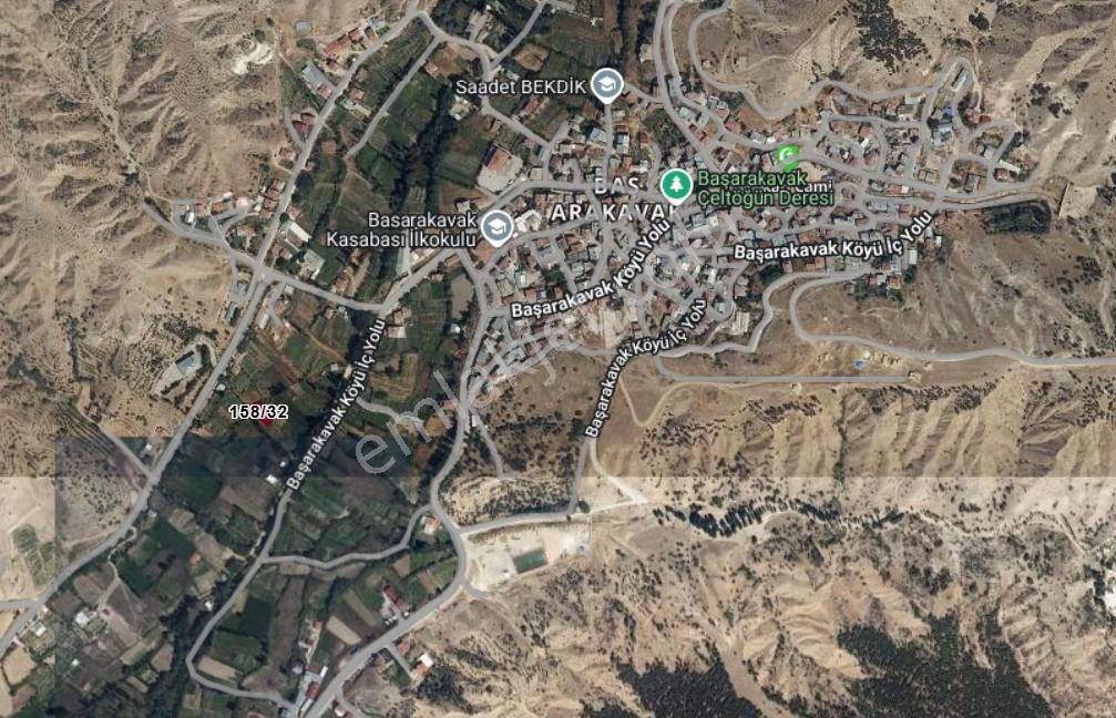 Başarakavak Girişinde 273 M² Bahçe Yapımına Uygun Arazi