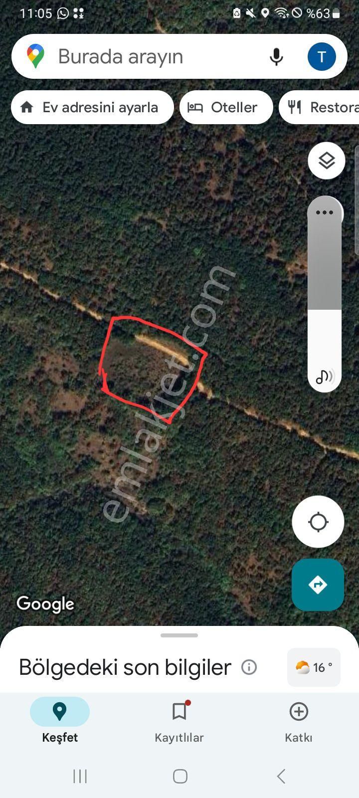 Beğendik Köyü Satılık Tarla