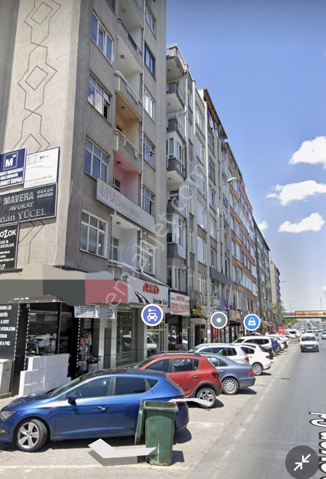 Kayserinin Merkezinde İstasyon Caddesinde Satılık Dükkan