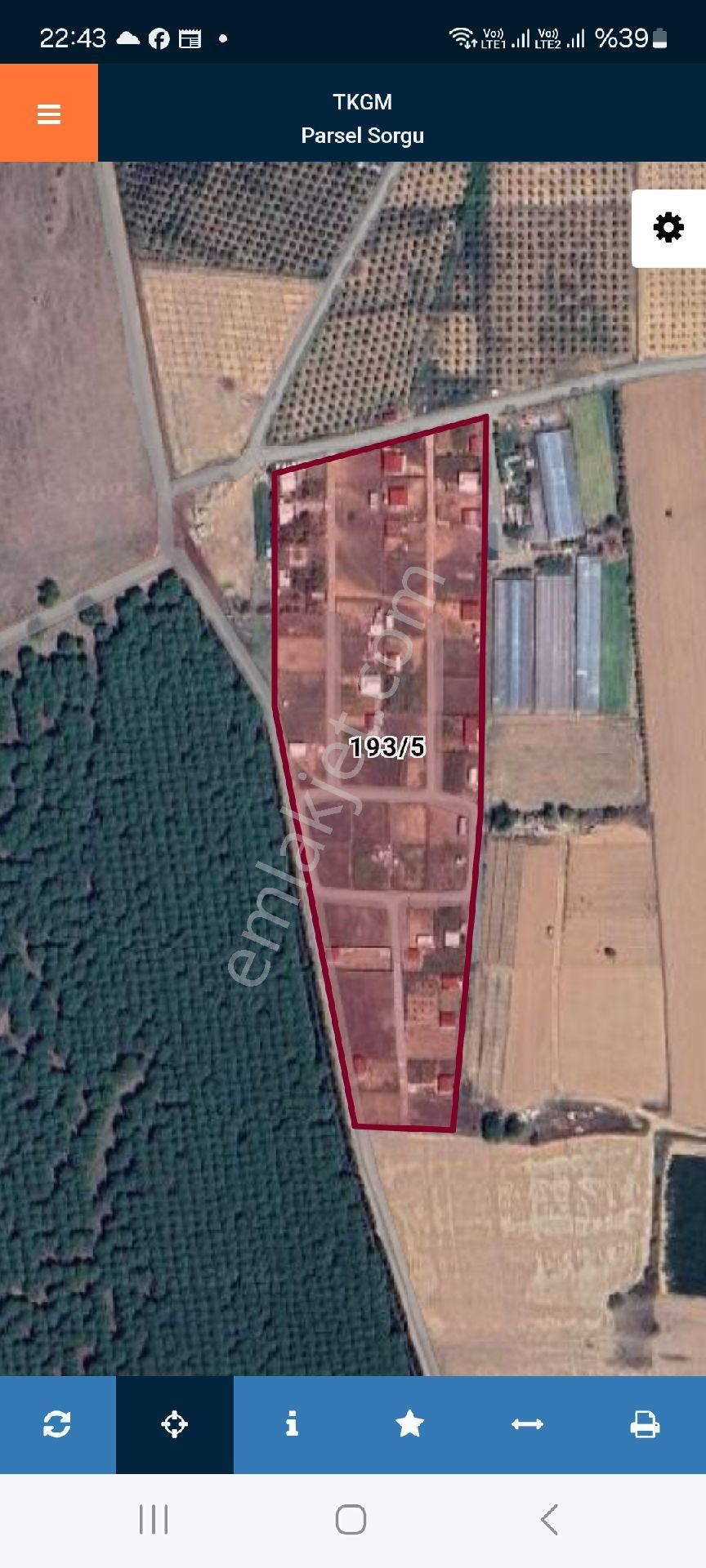 Mendereste 460 M2 Tapulu Bahçe Satılık