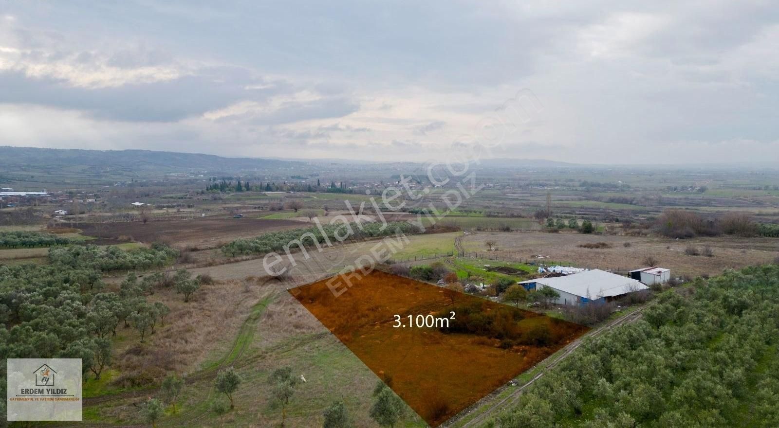 Erdem Yıldız'dan Mustafakemalpaşa Çördük'te 3.100m² Fırsat Tarla