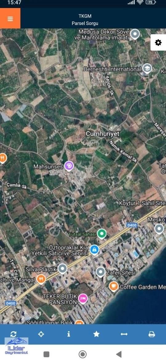 İmara Yakın Kupon Arsa Full Deniz Manzaralı