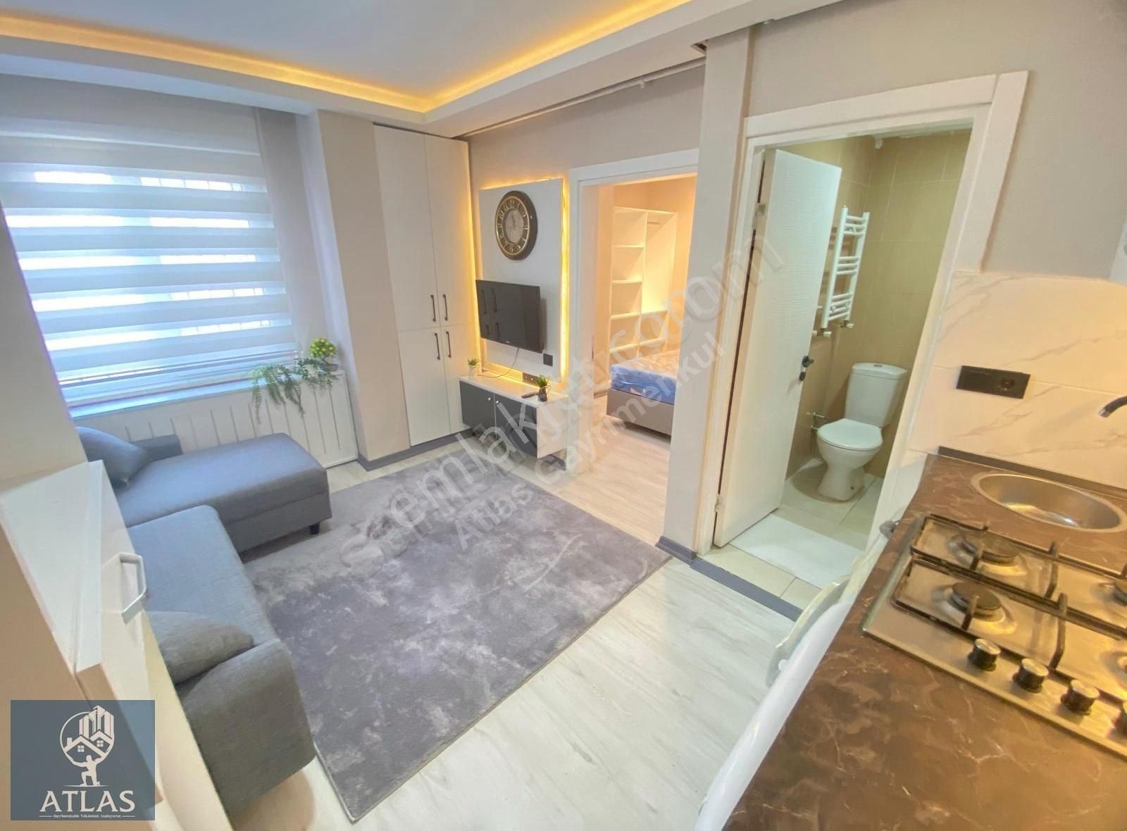 Atlas'tan Dumlupınarda Lüks Tasarım Kiralık 1+1 Daire