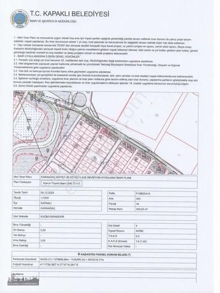 Karaağaçta Cadde Cepheli Köşe Ticari Arsa