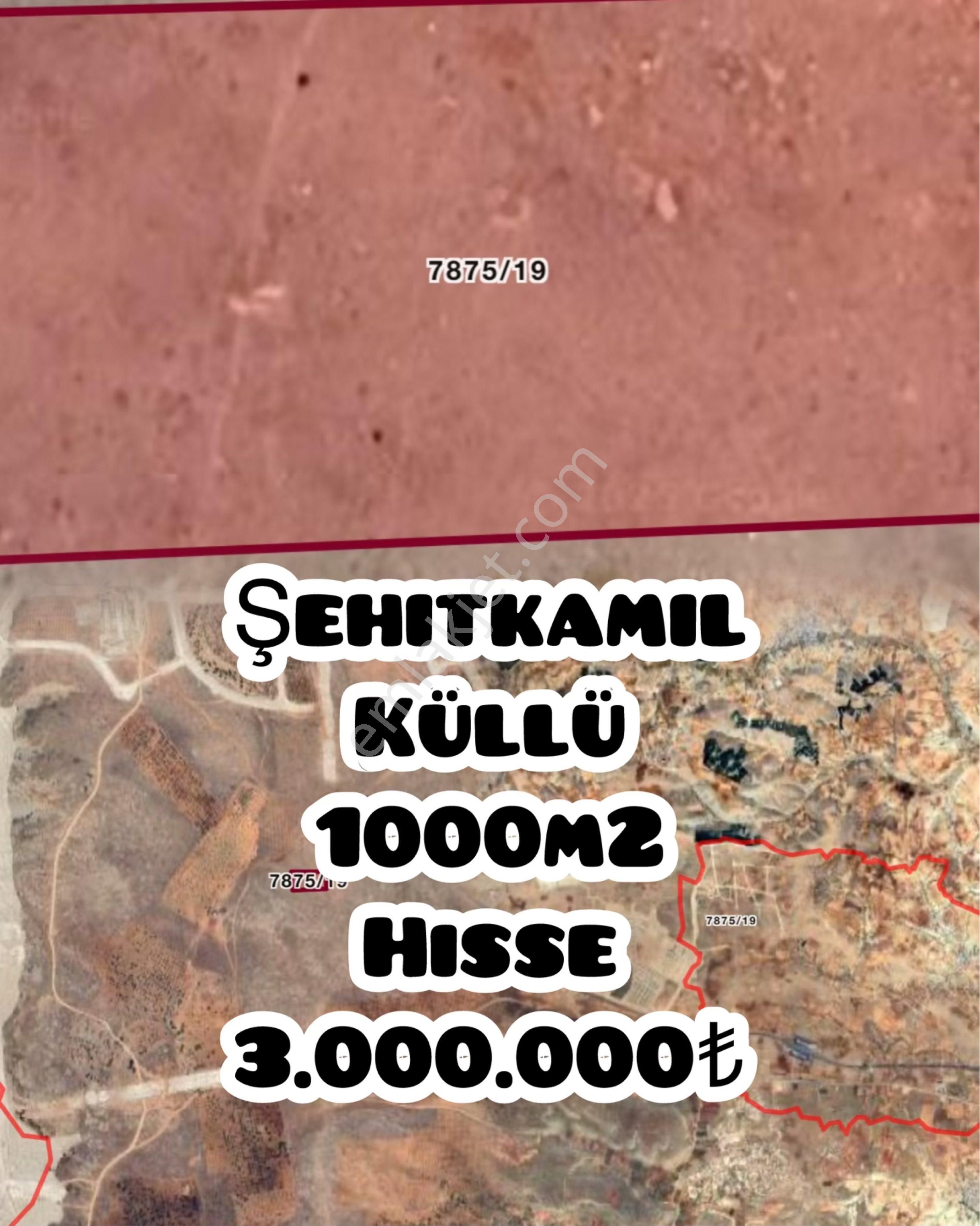 ✅tik Emlaktan Şehitkamil Küllü 1000m2 Hisse 3.000.000₺