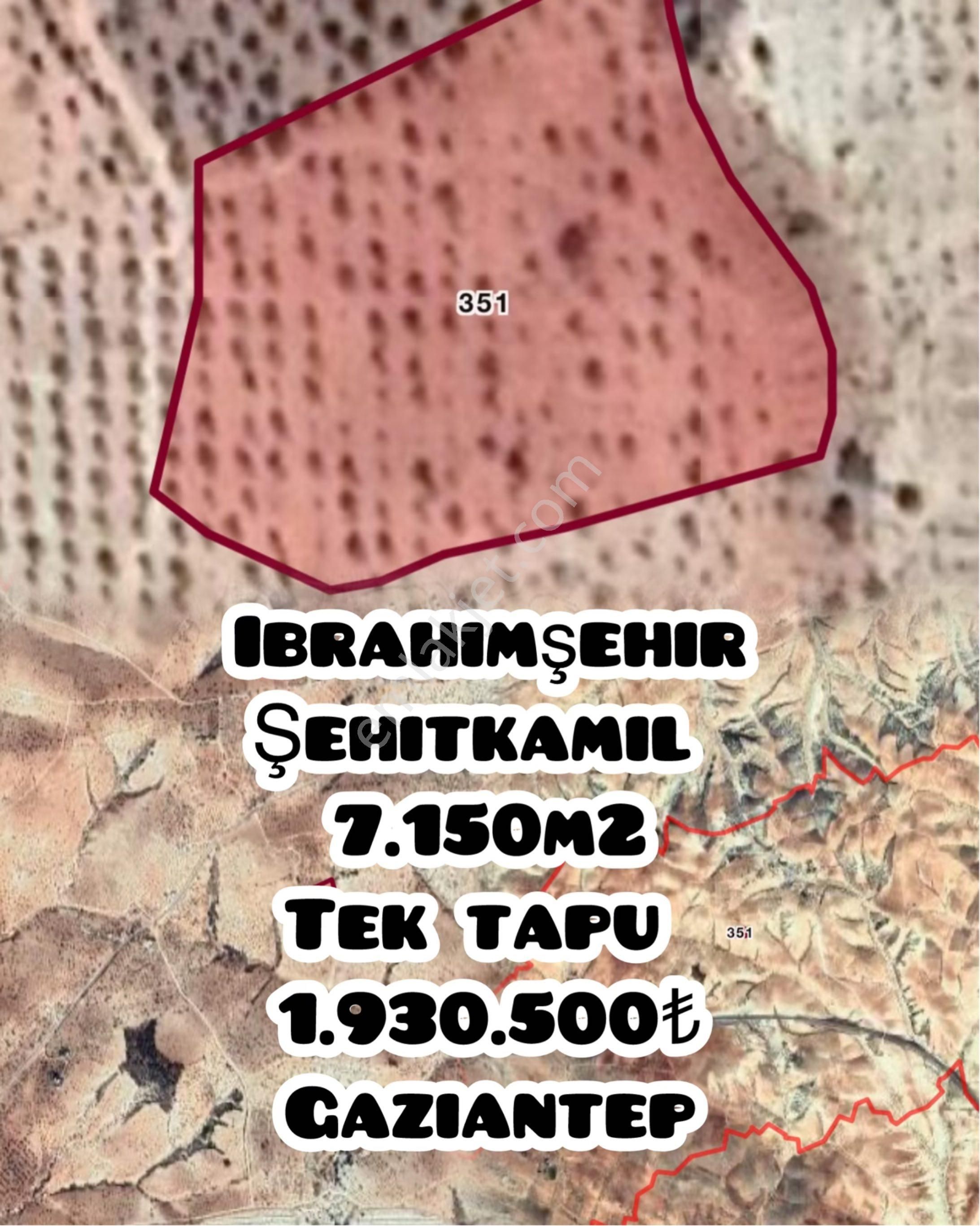 ✅tik Emlak’tan Yatırım Fırsatı İbrahimşehir Şehitkamil 7.150m2 Tek Tapu 1.930.500₺ Gaziantep