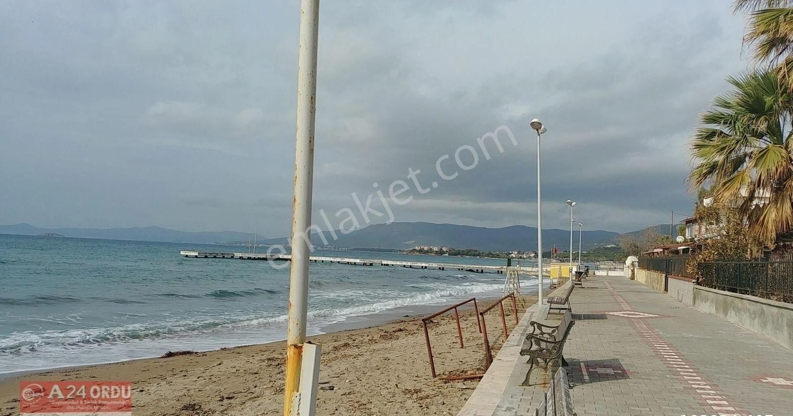 Ordu Emlaktan 14 Evlerde Yolun Üstünde 325 M,%25 İmarlı,deniz Manzaralı,iki Ev İmarlı Arsa.