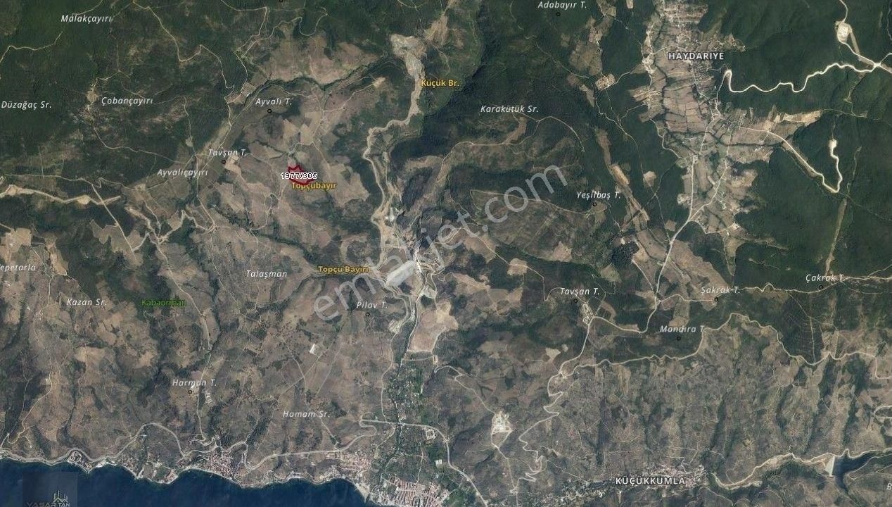 Bursa Gemlikte Satılık Hisseli Tarla Deniz Manzaralı - Görsel 2