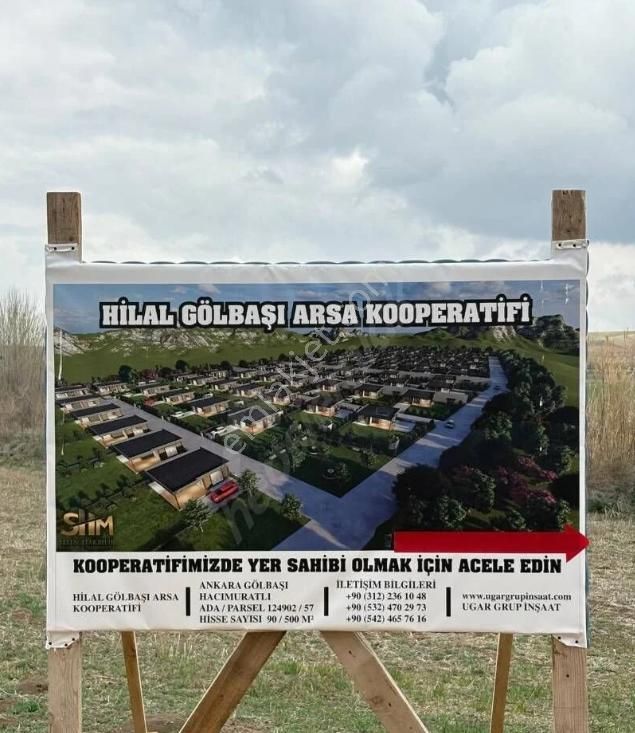 Gölbaşı-hacımurat'lıda Satılık Arsa