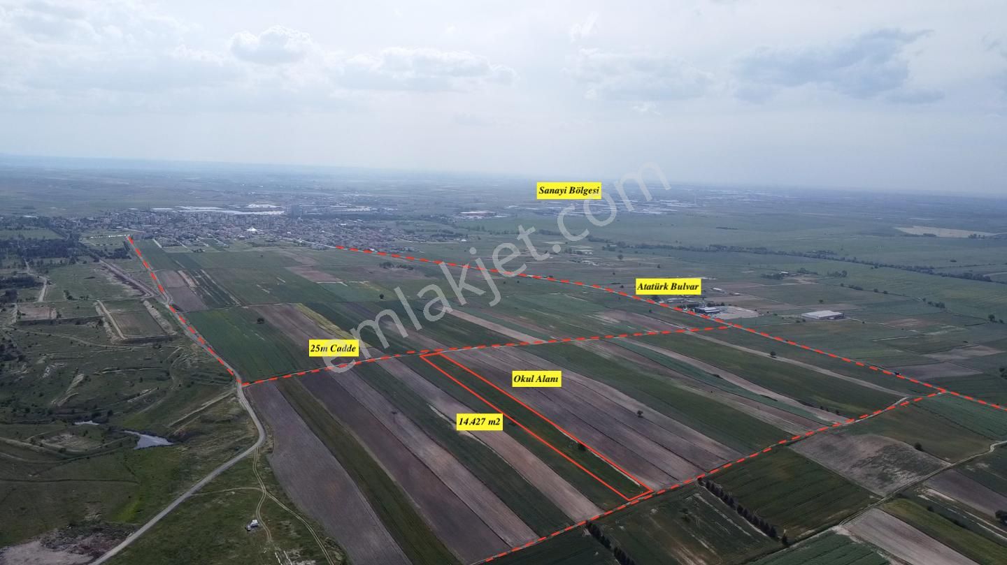 Mayadan Ergene Merkezde İmar Planı İçerisinde Satılık Arazi - Görsel 2