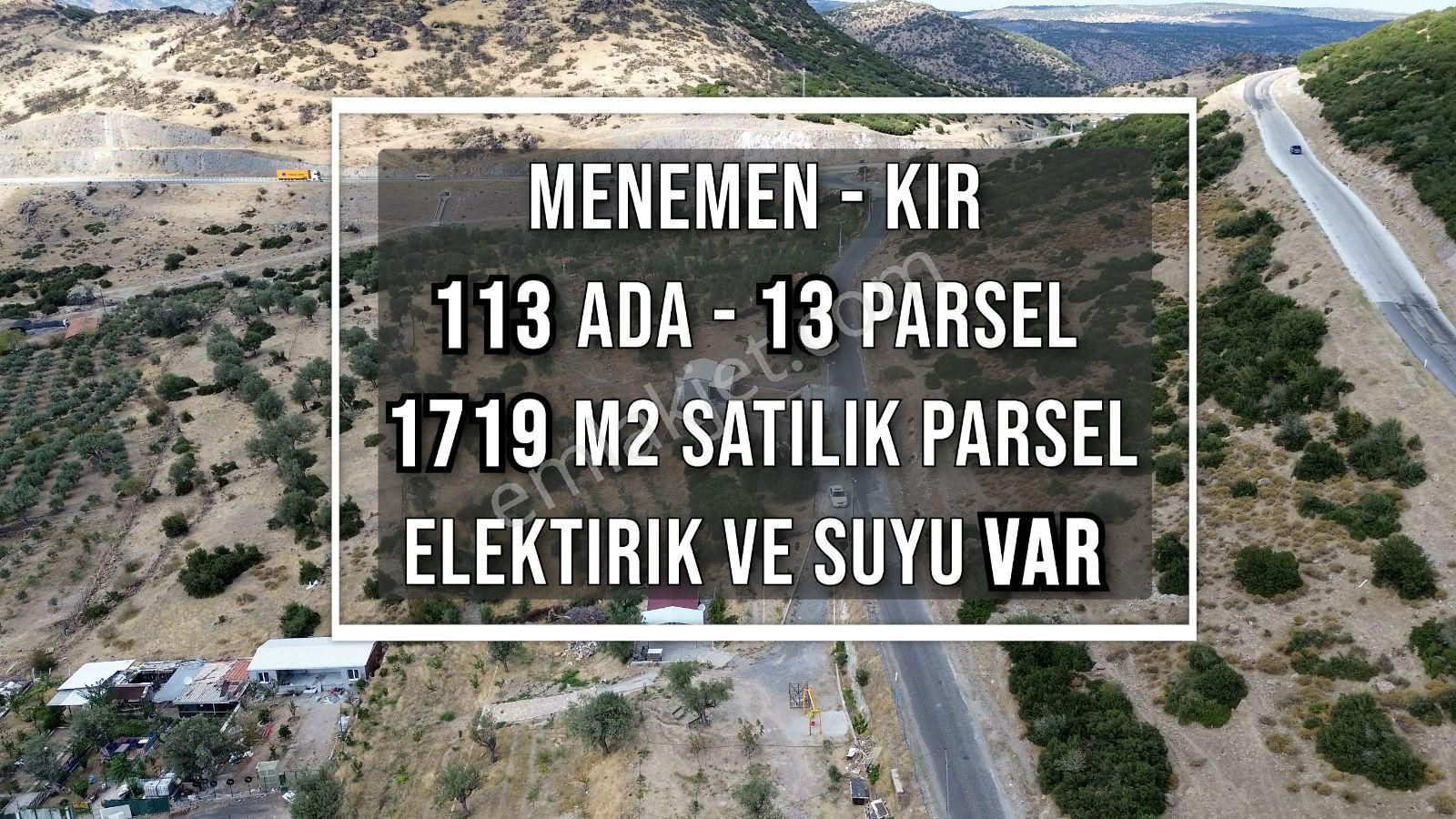 İzmir Menemen Ayvacık Mahallesin'de Satılık 1719 M2 Tarla
