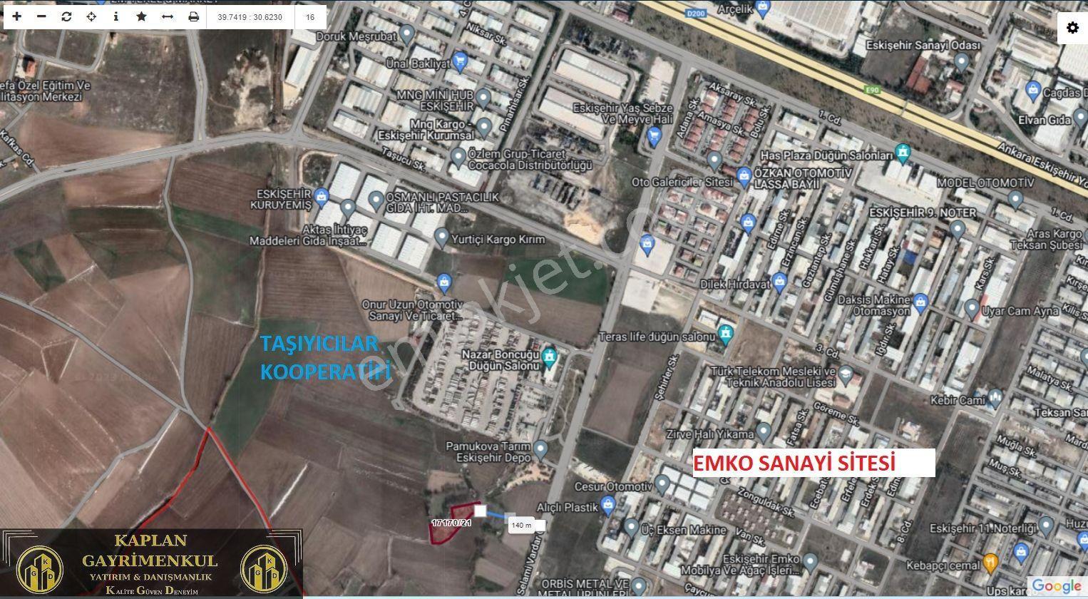 Kaplan Gayrimenkul’den Odunpazarı 75.yıl Mahallesinde 4378 M² Satılık Tarla - Görsel 3