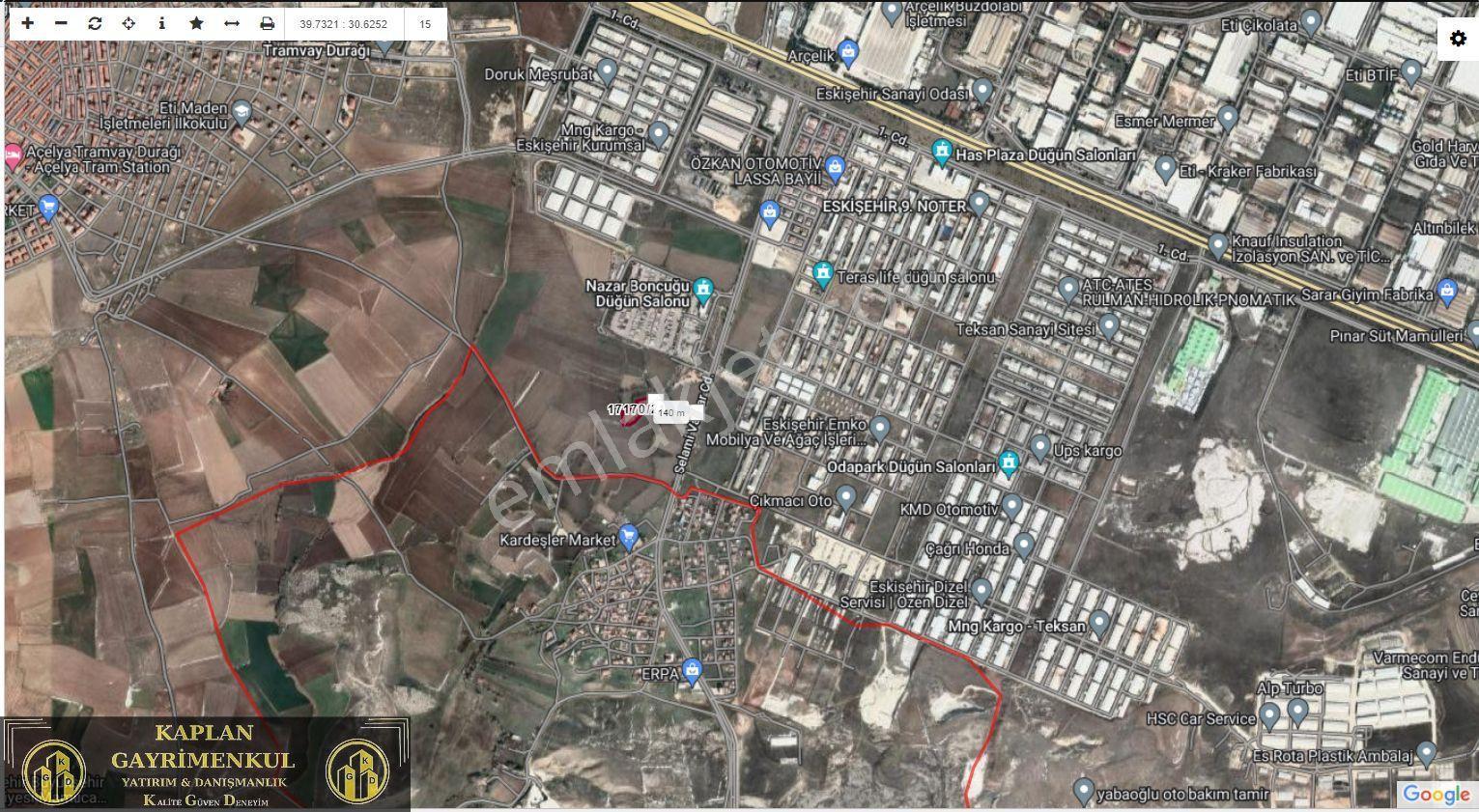 Kaplan Gayrimenkul’den Odunpazarı 75.yıl Mahallesinde 4378 M² Satılık Tarla - Görsel 4