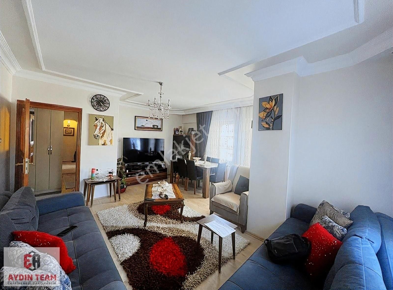 Aydın Team'den Demirciler Sitesinde 120m2 3+1 1.kat Daire