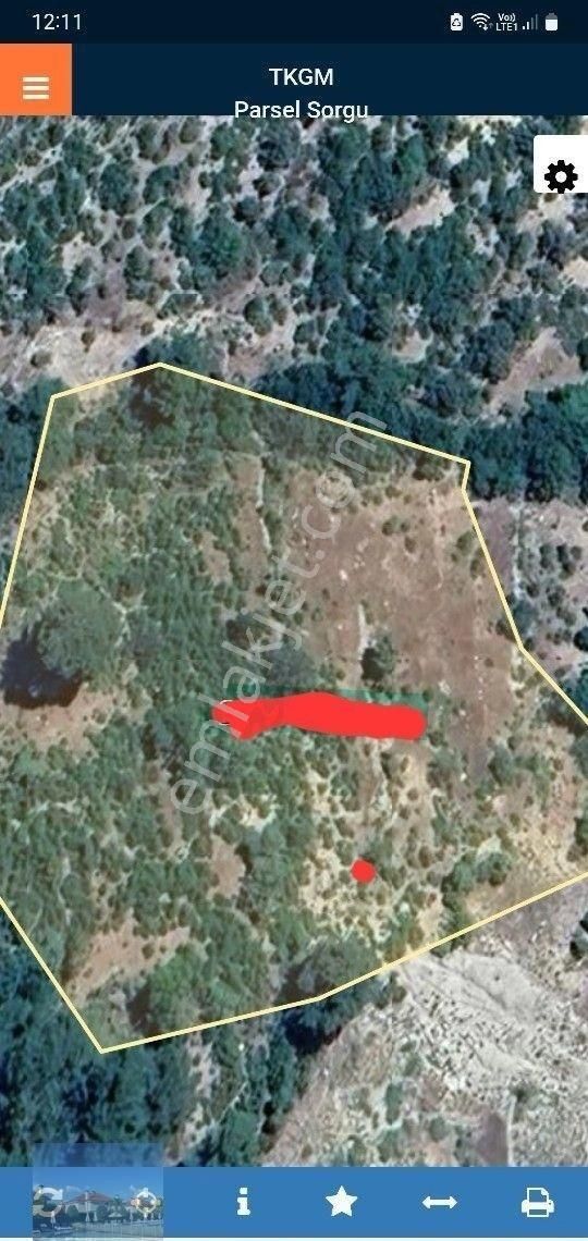 Antalya Kaş Akörü Köyünde Satılık Müstakil Tarla Takaslı - Görsel 5