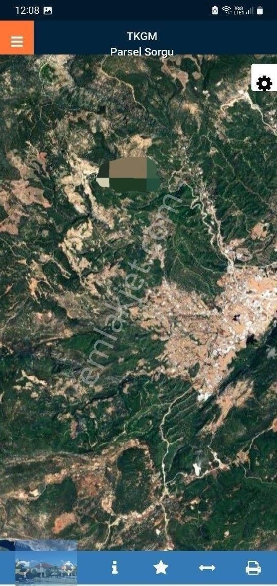 Antalya Kaş Akörü Köyünde Satılık Müstakil Tarla Takaslı - Görsel 9