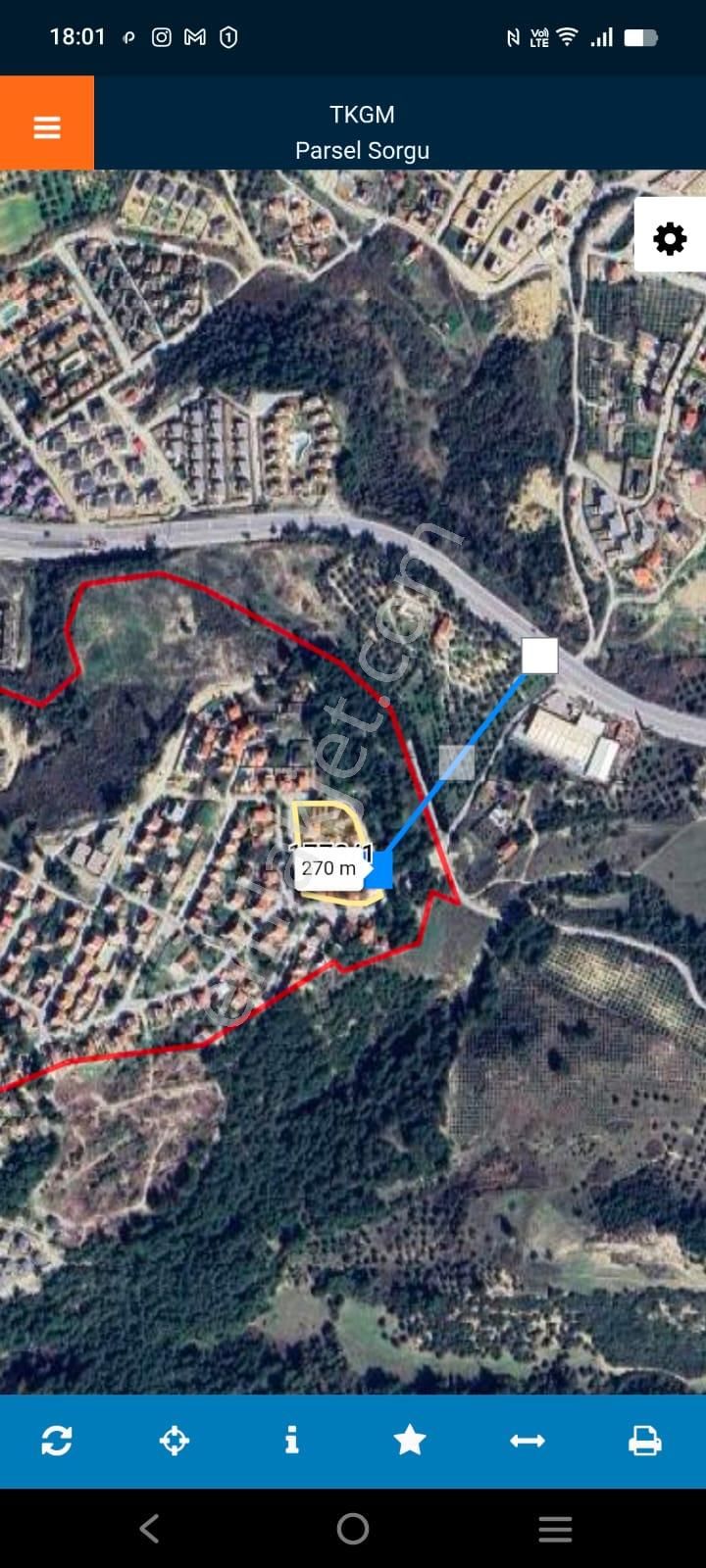 Çam Ormanı Manzarasında,villa İmarlı,merkeze Yakın ,arsa
