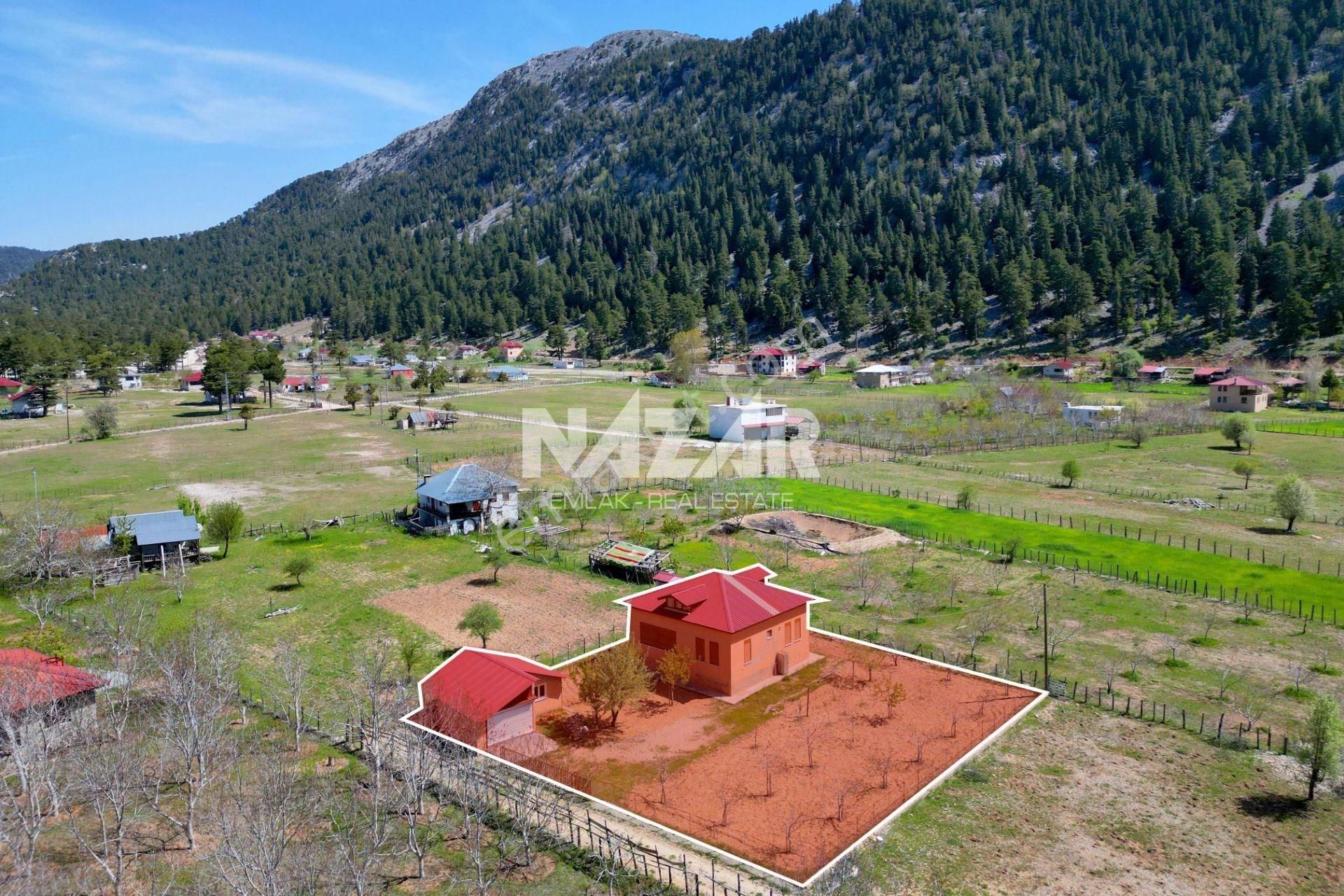 Alanya Dim Gödüre Yaylası Satılık 881 M² Tarla / 2+1 Yayla Evi