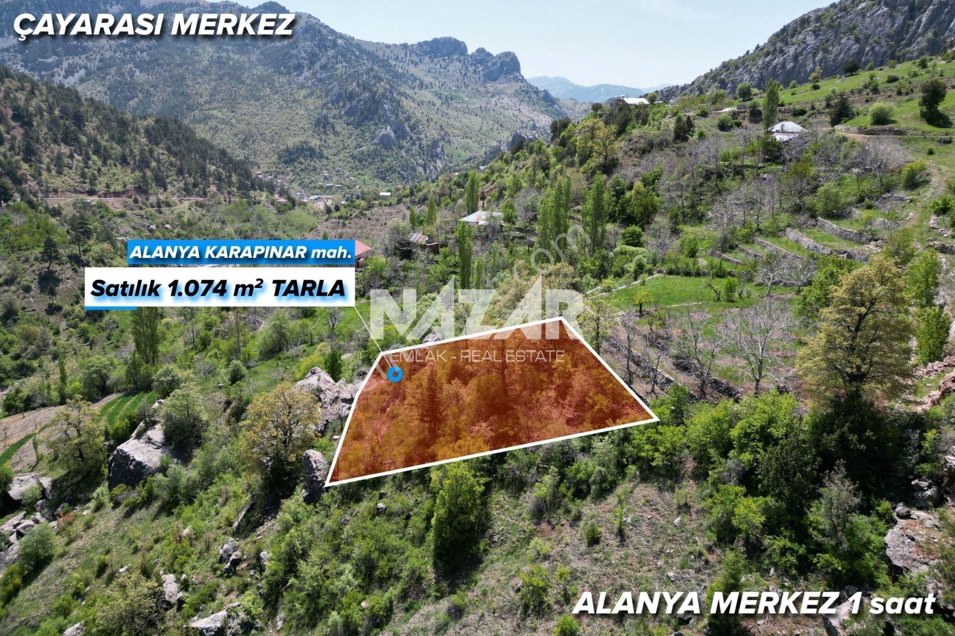 Alanya Şıhlar Köyü, Çayarası Yaylası’nda 1.074 M² Satılık Tarla - Görsel 2