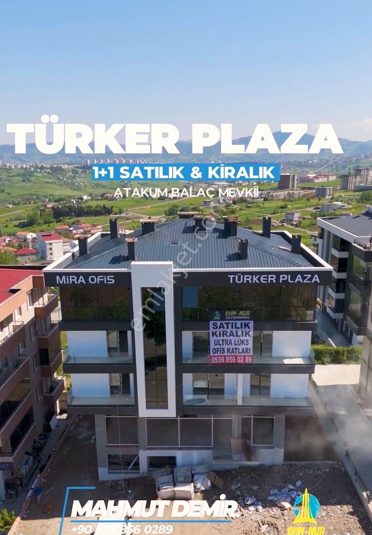 Evim-nur'dan Balaç Mevkiinde Deniz Manzaralı 1+1 Kiralık Lüks Ofis Katları..