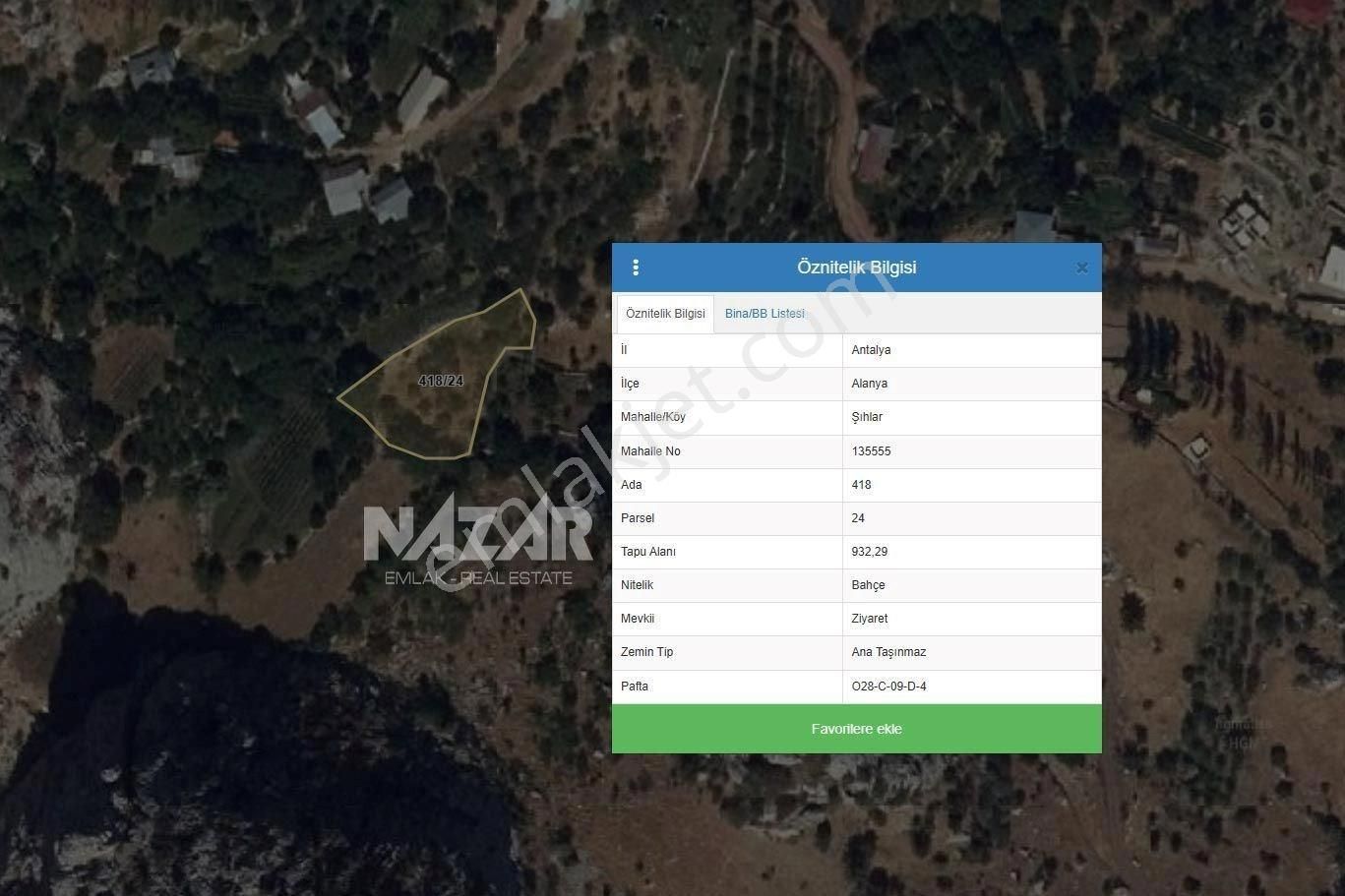 Alanya Şıhlar Köyü, Çayarası Yaylası’nda 932 M² Satılık Tarla - Görsel 15