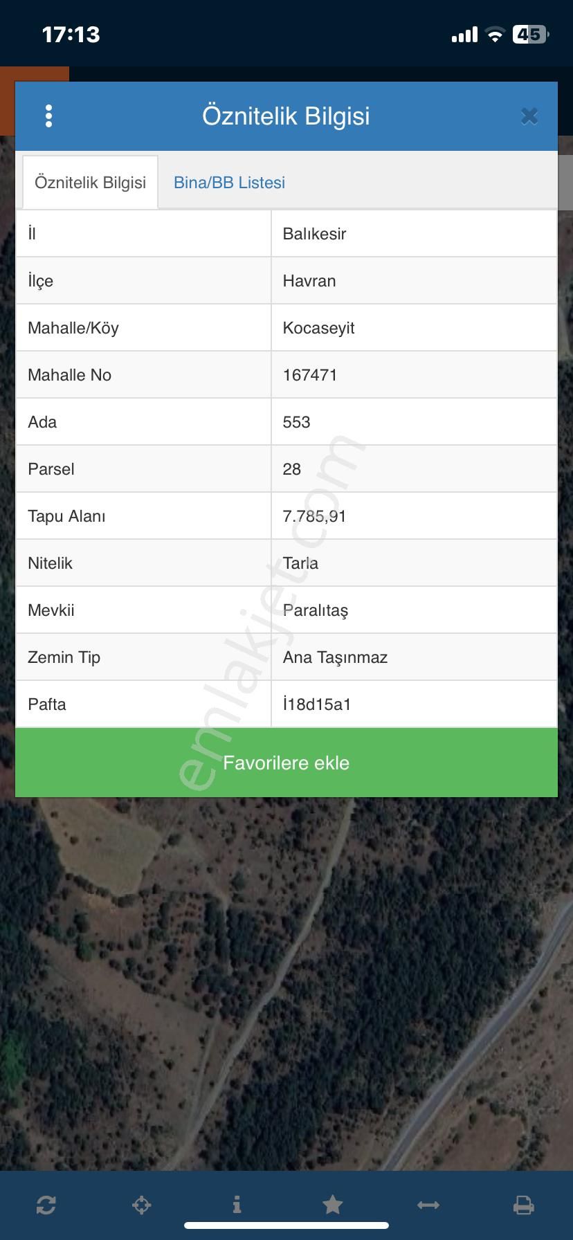 Yatırımlık 7.5 Dönüm Tarla Havran Kocaseyit Mah.'de