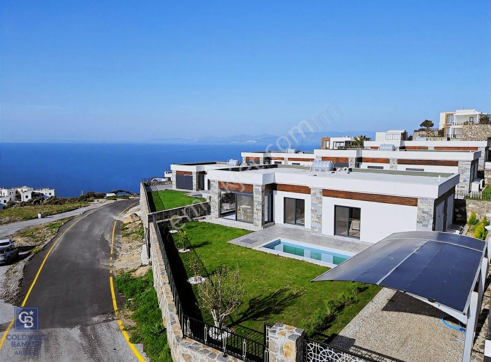 Bodrum Gündoğan Panoramik Deniz Manzaralı Satılık 6+1 Villa