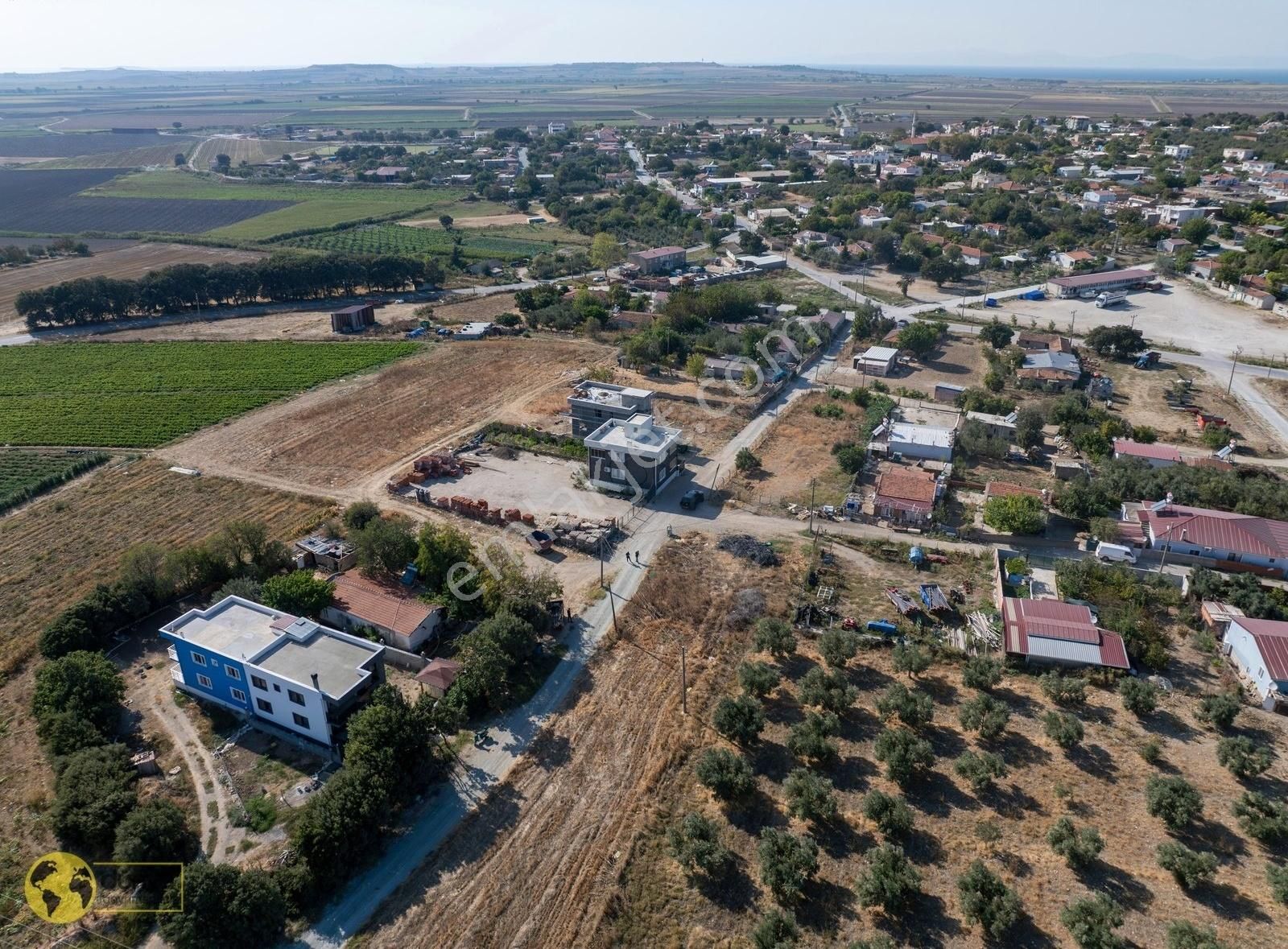 Dünya Gayrimenkulden Kumkale Ruhsatı Alınmış İnşaata Hazır Arsa