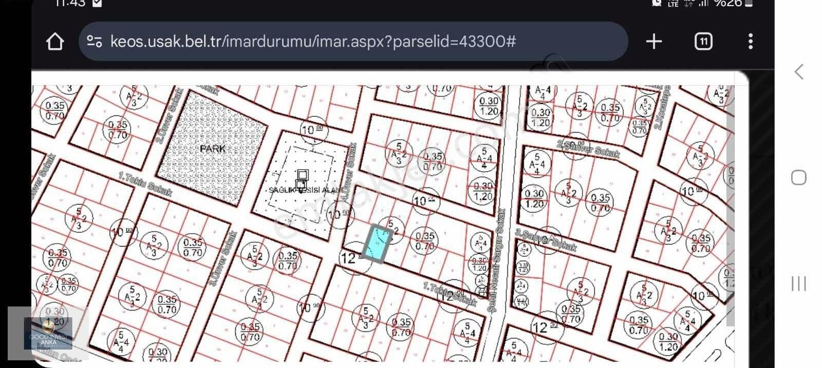 Atatürk Mahallesinde Bodrum+2 Kata Müsadeli Arsa