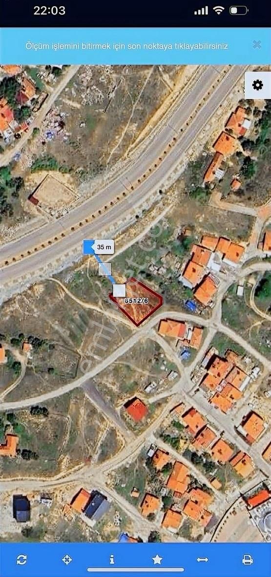 Temenos'tan Çevre Yolu Elmalıdere'de Üç Yol Ağzı Satılık Arsa